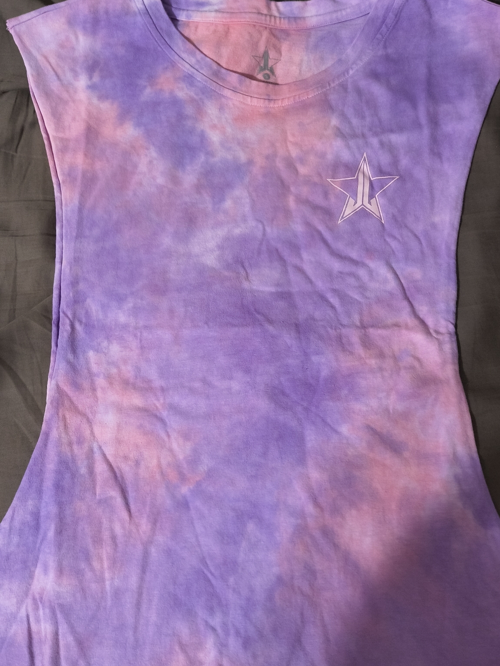 Jeffree Star Tie-Dye Purple & Pink Sleeveless Women’s Tank Top